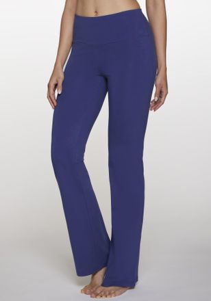 Active By Lascana Jazzpants LASCANA ACTIVE, Damen, Gr. 36/38, N-Gr, blau (marine), Single Jersey, Obermaterial: 95% Baumwolle, 5% Elasthan, unifarben, Basic, lang, Hose