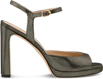Stuart Weitzman Babette Platform - Dames - Sandalen met hakken - Grijs - 37 EU - Schoenen