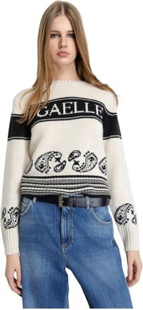 Gaëlle Paris Truien & Vesten, Dames, Veelkleurig, M, Wol, Jersey Paricollo