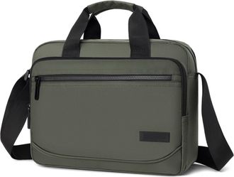 Generic Compatible For Mens Business Shoulder Crossbody Multi-pockets Casual Portable Handbag Large Capacity Briefcase(12x40-160-G)