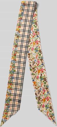 Fraas Seidenschal mit floralem Allover-Print in Beige, Gr&ouml;&szlig;e 1