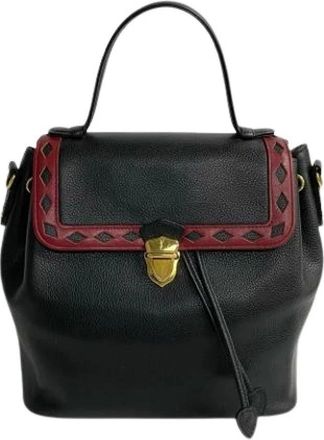 Saint Laurent Pre-owned Handbags, female, Black, Size: ONE SIZE Pre-owned Vintage Handbag