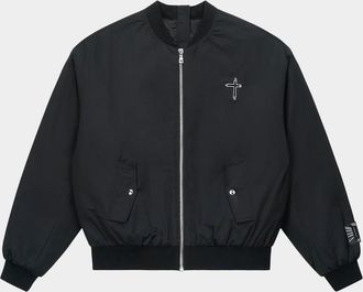 Rta Curva Ultra Rowan Studded Bomber Jacket