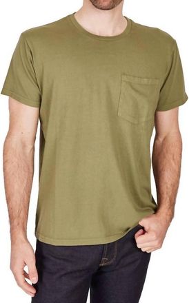 Iron And Resin Stock Basic Tee In Olive