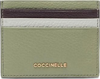 Coccinelle leather card holder - women - Calf Leather - One Size - Green