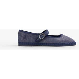 Scalpers Rustic Strap Slipper in Blue at Nordstrom, Size 38