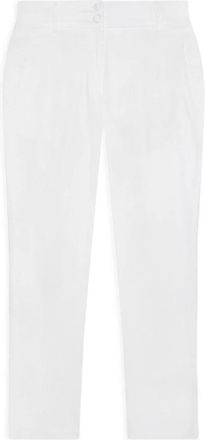 Fiorella Rubino New York Stretch Broeken - Dames - Slim Fit Broeken - Wit - M - Katoen - Broeken