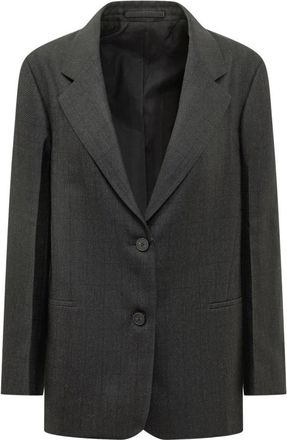 STUDIO NICHOLSON Mazar Woljas - Dames - Jassen - Grijs - Maat: XS Wol