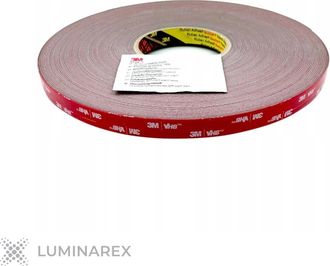 OEM Cinta Adhesiva De Doble Cara 3m Vhb Con Pa&ntilde;o De Limpieza, 19 Mm &times; 33 M