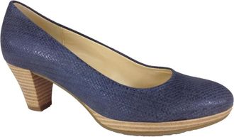 Gabor Harlequin Pumps - Dames - Pumps - Blauw - 40 1/2 EU - Leer - Schoenen