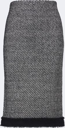 Nina Ricci Wool-blend tweed pencil skirt