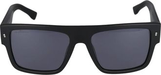 Dsquared2 Zonnebril - Heren - Zonnebrillen - Zwart - 56 MM - Accessoires