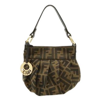 Fendi Pre-owned Shoulder Bags, female, Brown, Size: ONE SIZE Pre-owned Vintage Shoulder Bag