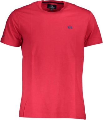 La Martina Cotton T-Shirt - Heren - T-shirts - Rood - XL - Katoen - Tops