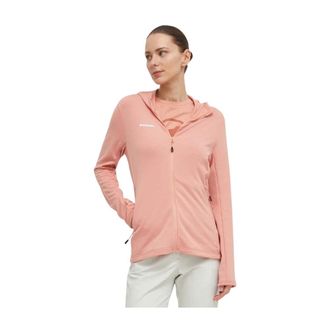 Mammut Aconcagua Light ML Hooded - Dames - Sportshirts - Roze - XS - Fitness