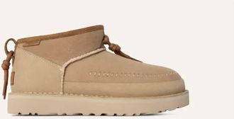 UGG Womens Ultra Mini Crafted Regenerate Boot In Sand