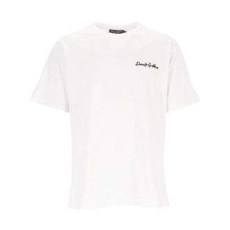 Dolce & Gabbana Heren, Tops, Wit, Maat: S Katoen