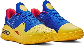 Under Armour Mens Under Armour Curry 4 Low Flotro 3026620-400 Yellow Basketball Shoes TF8828