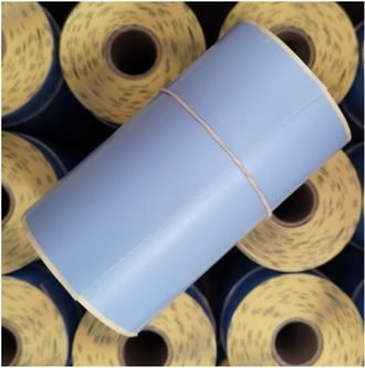 Zebra 3010441-1t - 6 Rollos De 230 Etiquetas. Adhesivo 102x76mm Z-select 2000t - Azul Claro