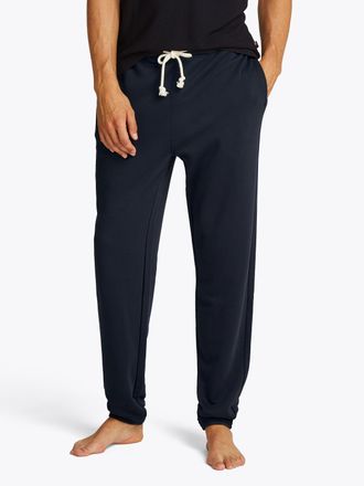 Tommy Hilfiger Homewearhose TRACK PANT, Damen, Gr. XXL (56), N-Gr, blau (desert sky), Sweatware, Obermaterial: 79% Baumwolle, 18% Polyester, 3% Elasthan, TOMMY HILFI