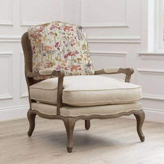 Voyage Maison Ilinizas Printed Florence Chair in Beige