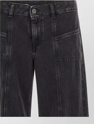 Diesel denim wide-leg trousers