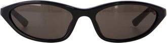 Balenciaga Womens Bb0402s-001 Black Acetate Sunglasses