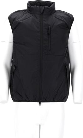 Aspesi Jil Minimalist Black Polyamide Vest