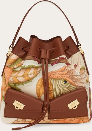 Ferragamo Women Multipocket bucket bag Multicolor