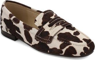 Mia Bahar Penny Loafer in Brown Cow at Nordstrom, Size 7.5