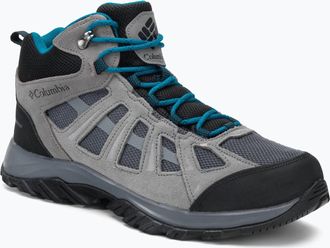 Columbia Mens Redmond 3 Mid Waterproof Hiking Boots In Graphite/ Black