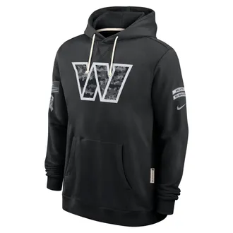 Nike Washington Commanders Salute to Service Sideline Nike Mens Dri-FIT NFL Pullover Hoodie in Black | 03AZ00AA2Z-CYB