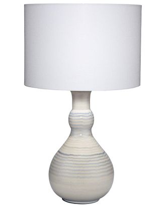 Jamie Young Co. Droplet Ceramic Table Lamp With Linen Shade