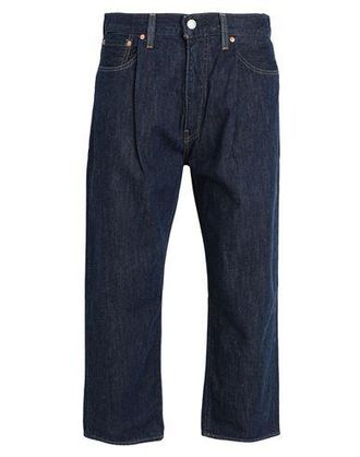 Levi's STAY LOOSE PLEATED CROP DARK INDIGO - FLAT FINISH
