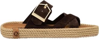 Bohonomad Espadrille Slippers Sev. 12 - Dames - Sandalen - Bruin - 41 EU - Leer - Schoenen
