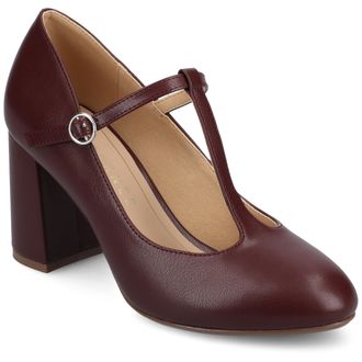 Journee Collection Womens Talani T-strap Dress Pumps