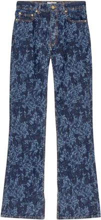 Ganni Klassieke Denim Jeans voor Dagelijks Gebruik - Dames - Bootcut Jeans - Blauw - W28 - Denim - Jeans
