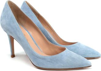 Gianvito Rossi Light Blue Gianvito Suede Pumps Size 35
