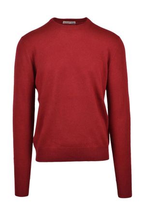 Ballantyne Cashmere Crewneck Pullover - Red
