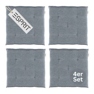 Esprit Coj&iacute;n Needlestripe - Set De 4 40x40 Cm, Azul