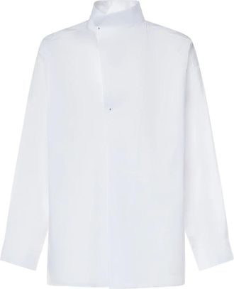 Hed Mayner Camisa de manga larga con cuello alto - Shirts - Hombre - Blanco - L