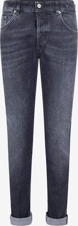 Dondup Ausgewaschene Jeans mit geradem Bein aus Baumwolle Icon