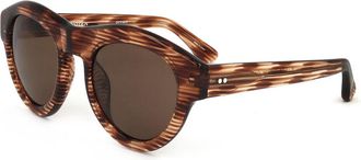 Linda Farrow DRIES VAN NOTEN DVN66 C9 Womens Sunglasses Tortoiseshell Size 51