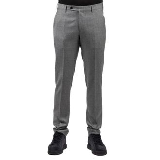 Berwich Morello Broek - Heren - Broeken - Grijs - Maat: L Wol