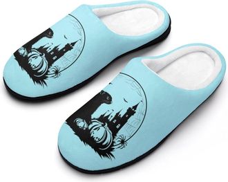 Generic Ferret Halloween Mens Slippers Comfortable And Non-slip Cotton Slipper Shoe for House