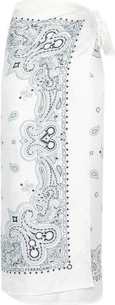 Ferragamo Gancini Paisley-print Pareo