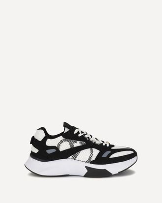 Valentino Garavani Demivee mesh and suede Sneakers Male 43.5