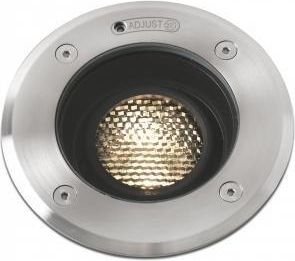 Faro Barcelona Geiser Empotrable De Suelo Inoxidable Satinado Y Negro Mate 70303