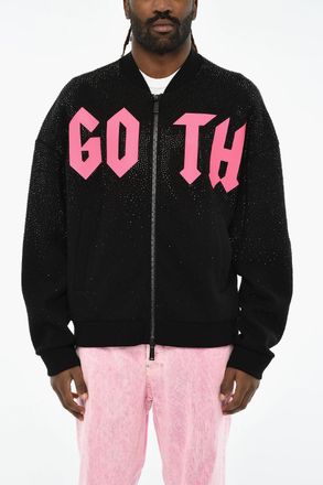 Dsquared2 Felpa in Tessuto Tecnico con Strass Dsquared2
