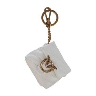 Pinko Love Bag Puff AirPods Case - female - PINKO - Keychains - White - ONE SIZE - Accessories